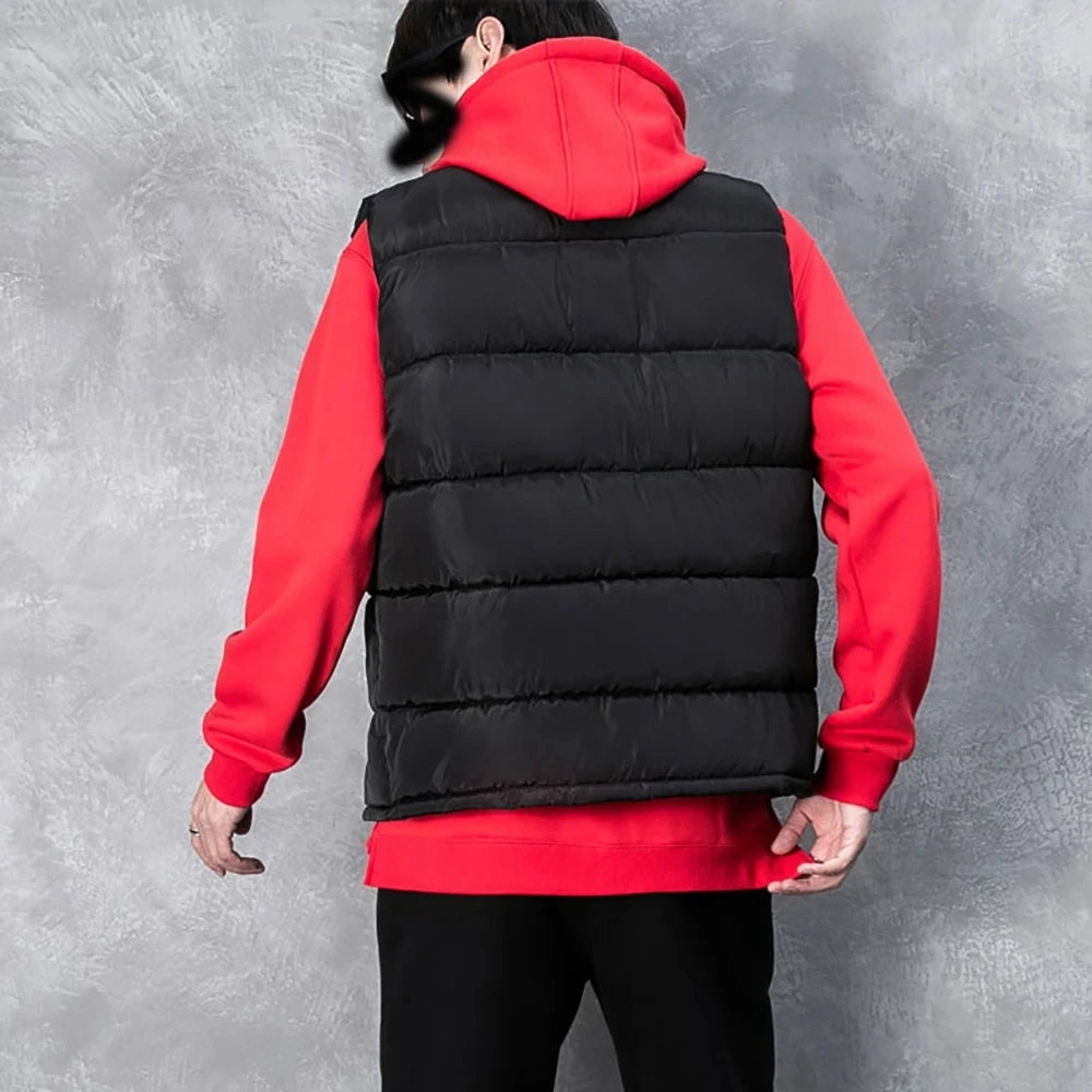 Men's Waterproof Sleeveless Vest Jacket for Winter