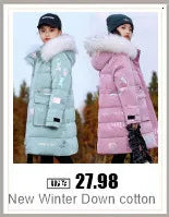 Children's Hooded Parka Down Jacket with Dinosaur Design