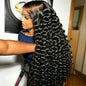 42 Inch Brazilian Deep Wave Human Hair Wig Transparent Lace