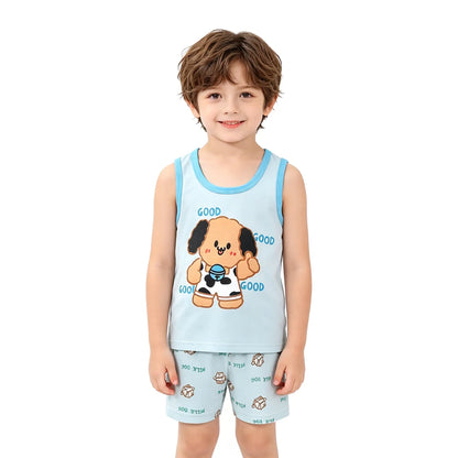 Cotton Summer Kids Clothing Set T-Shirt and Shorts