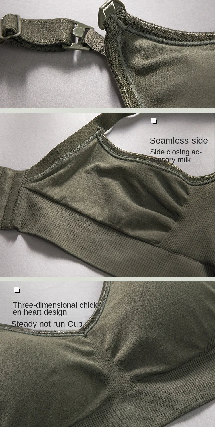 Wire-free Nursing Bra for Maternity Women in Natural Color