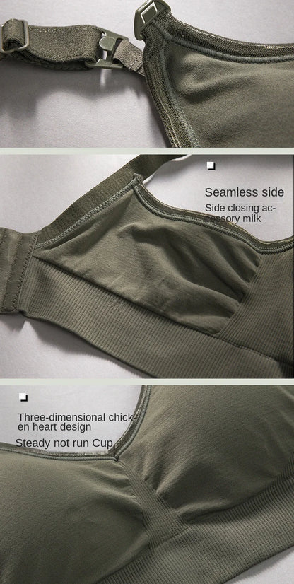 Wire-free Nursing Bra for Maternity Women in Natural Color