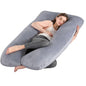 G Shaped Full Body Maternity Pillow with Removable Cover