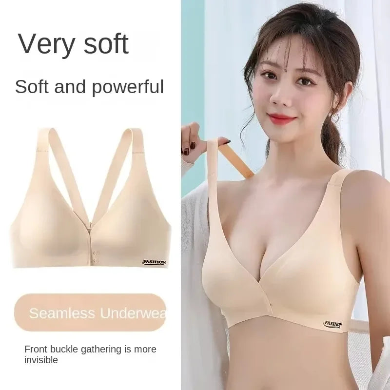Plus Size Front Closure Sports Bra for Women
