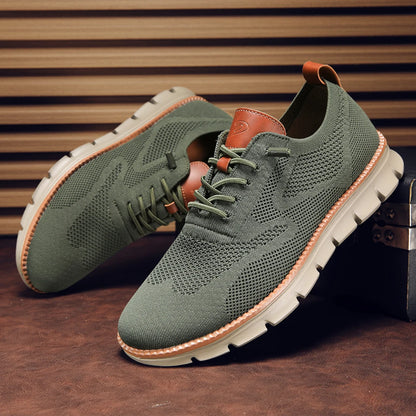 Men's Large Casual Fly-Weave Mesh Sports Shoes