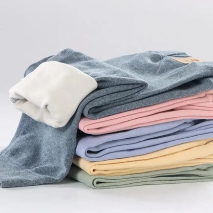 Children's Fleece Velvet Leggings for Winter