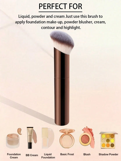7pcs Makeup Brush Set with Wool Fiber Bristles