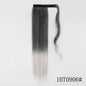Long Straight Clip-in Ponytail Hair Extension Black