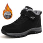 Men's Winter Ankle Snow Boots with Plush Lining