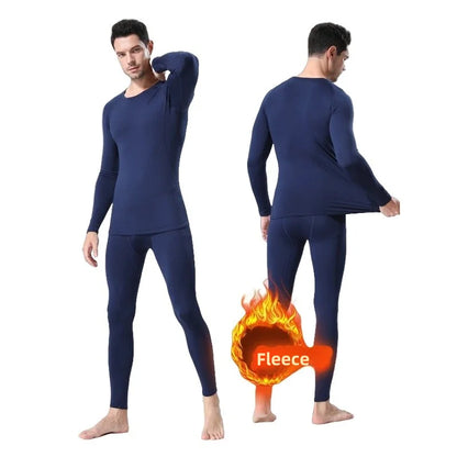 Men's Thermal Fleece Leggings Compression Pants 3XL