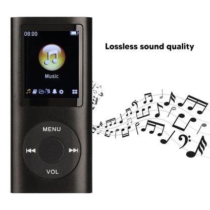 Aluminum Alloy Slim MP3 Player with 1.8 Inch LCD Screen