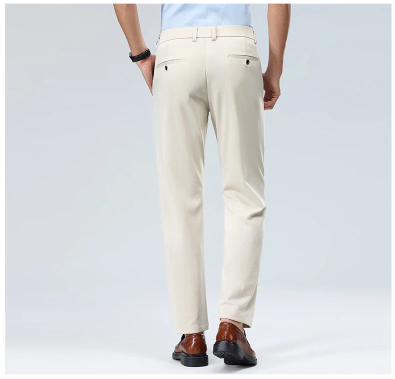 Men's Summer Casual Suit Pants Plus Size 28-42