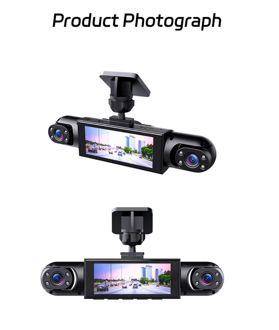 1080P Four-Channel Car DVR with Night Vision