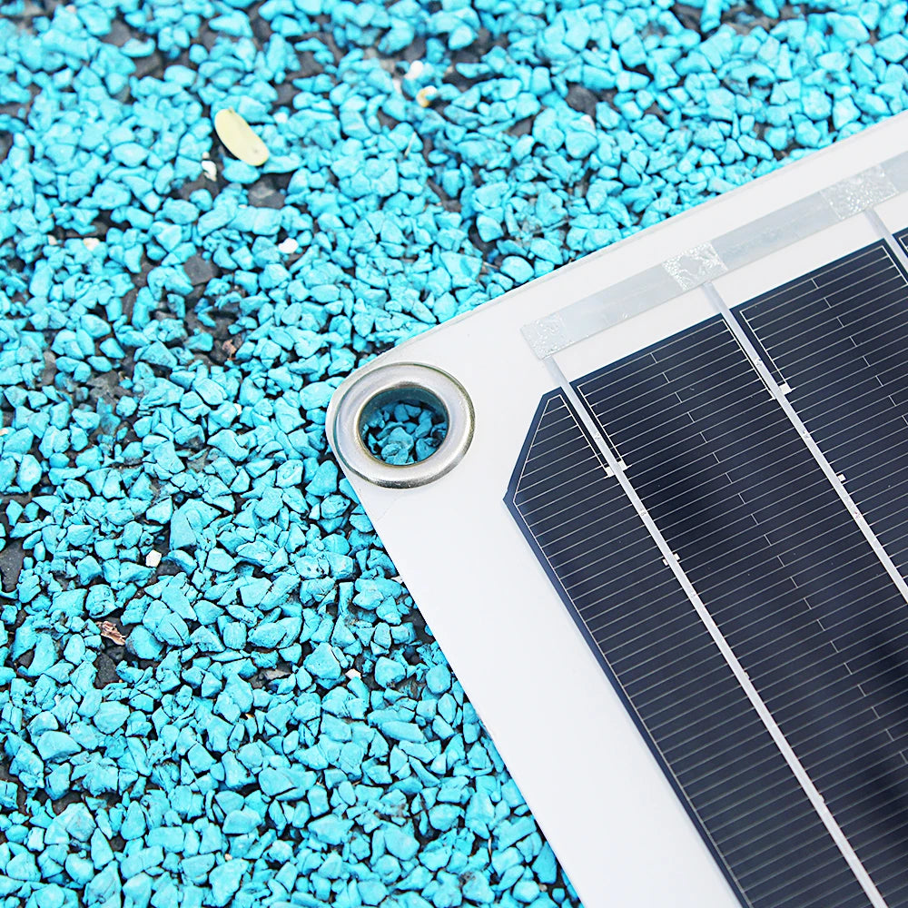 ASUNERGE 12V Flexible Monocrystalline Solar Panel 100W