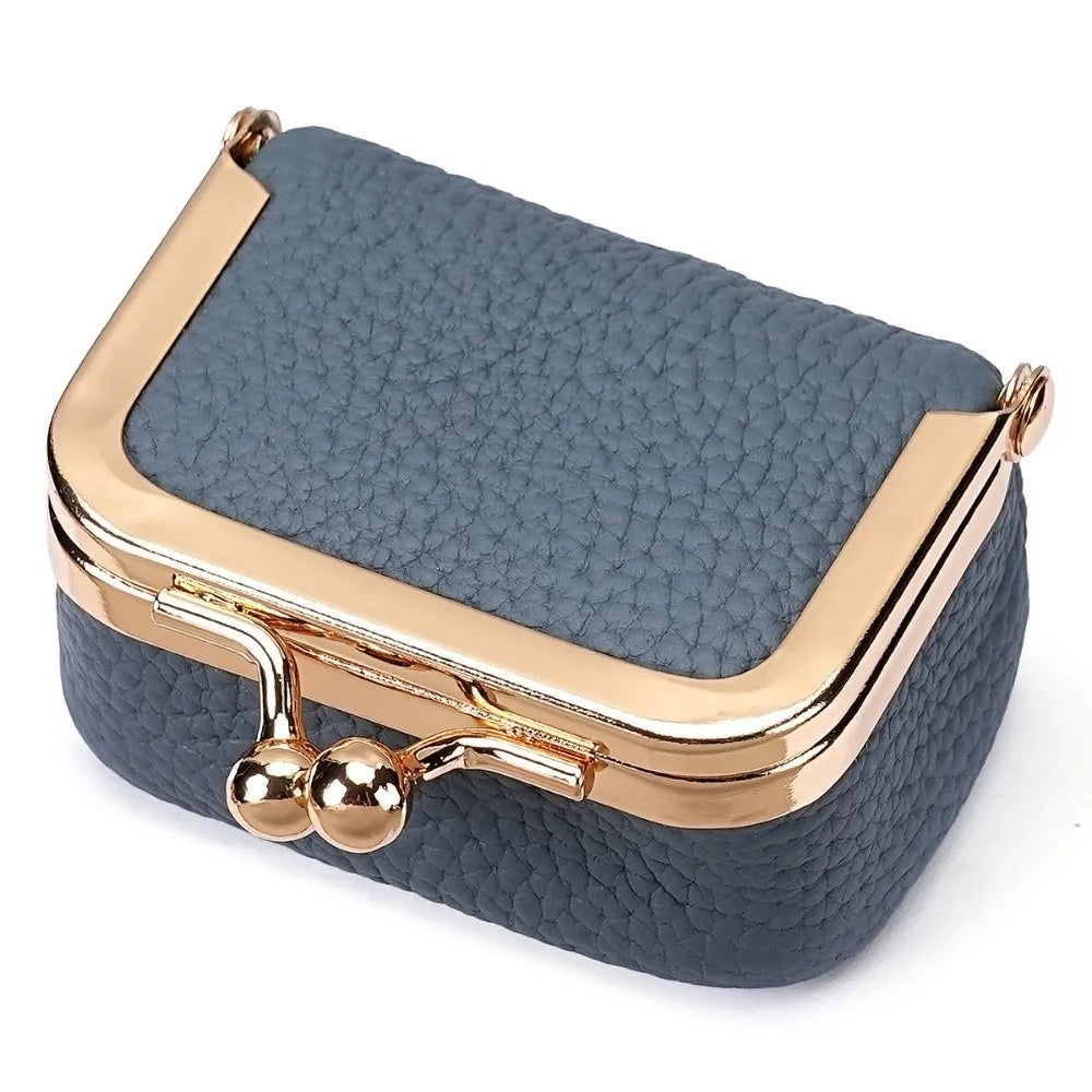 Genuine Leather Coin Purse Mini Small Item Bag