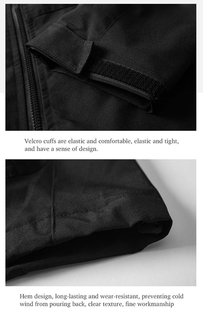 LNGXO Waterproof Windbreaker Jacket for Hiking and Camping