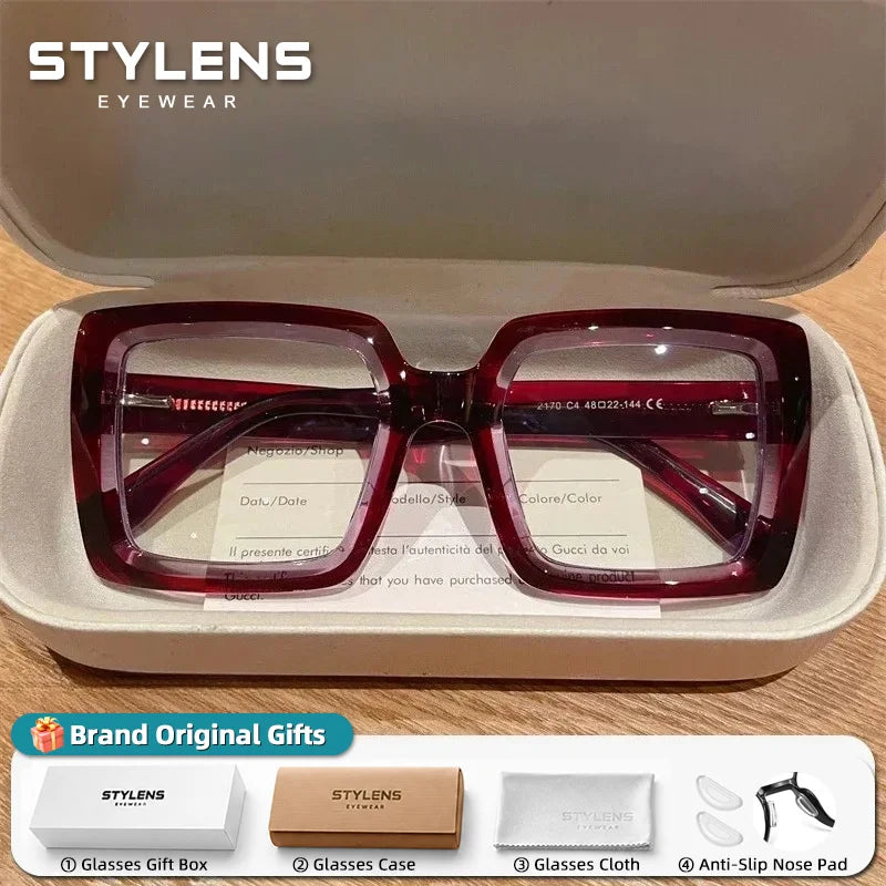 Trendy Square Large Frame Reading Glasses for Women