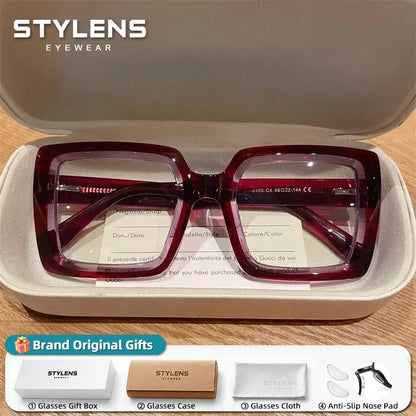 Trendy Square Large Frame Reading Glasses for Women