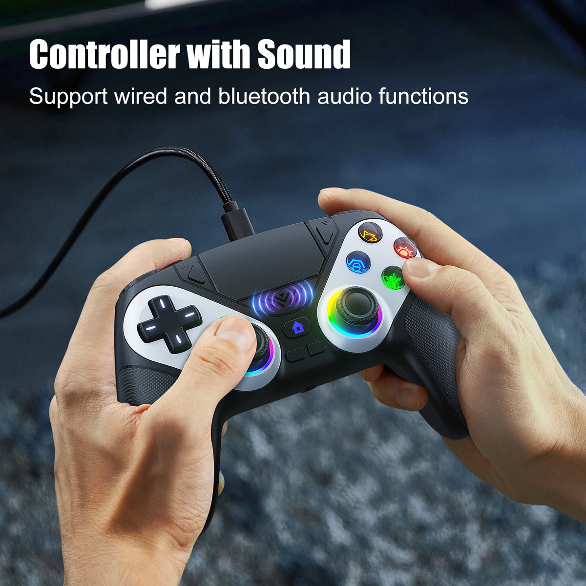 Wireless Gamepad for Playstation 5 with Turbo Function