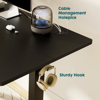 JHK Electric Adjustable Height Standing Desk for Office