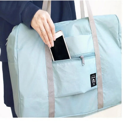Foldable Nylon Travel Duffel Bag for Women and Girls