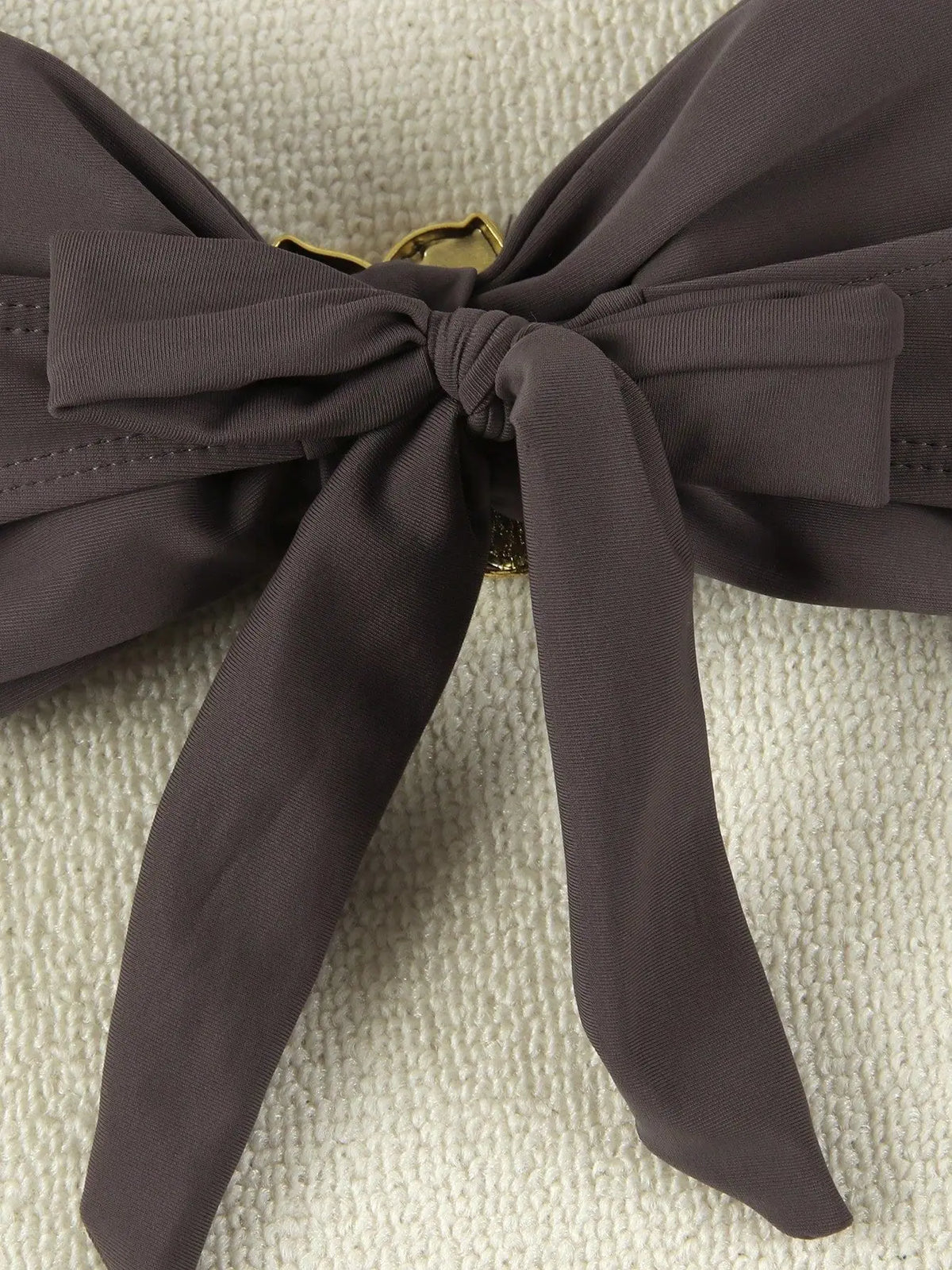 Bandeau Push-Up Bikini Set with Brazilian Thong