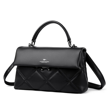 Women's Soft Leather Crossbody Handbag