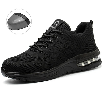 Steel Toe Blue Work Shoes for Men and Women