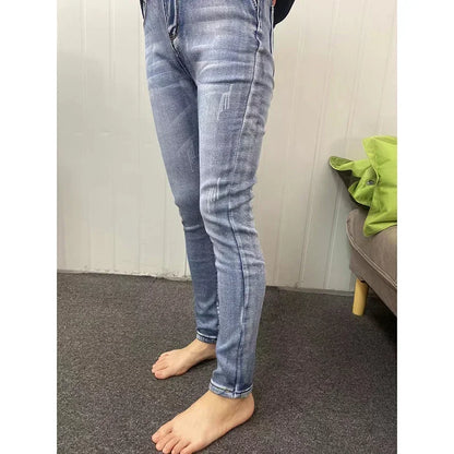 Women's Winter Plush Stretch Skinny Jeans