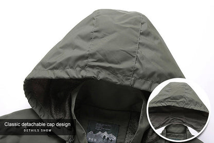 Men's Tactical Waterproof Windbreaker Jacket