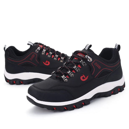 Men's Leather Casual Sneakers for Tennis and Walking
