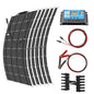 ASUNERGE 12V Flexible Monocrystalline Solar Panel 100W