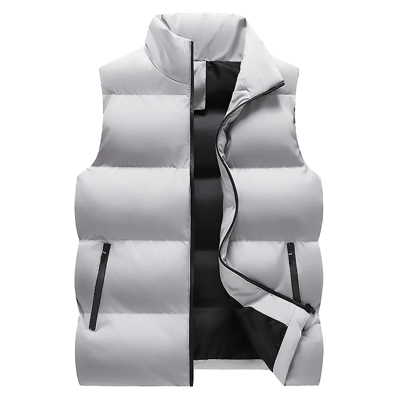 Men's Thick Windproof Sleeveless Vest Jacket