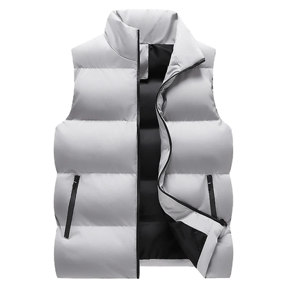 Men's Thick Windproof Sleeveless Vest Jacket