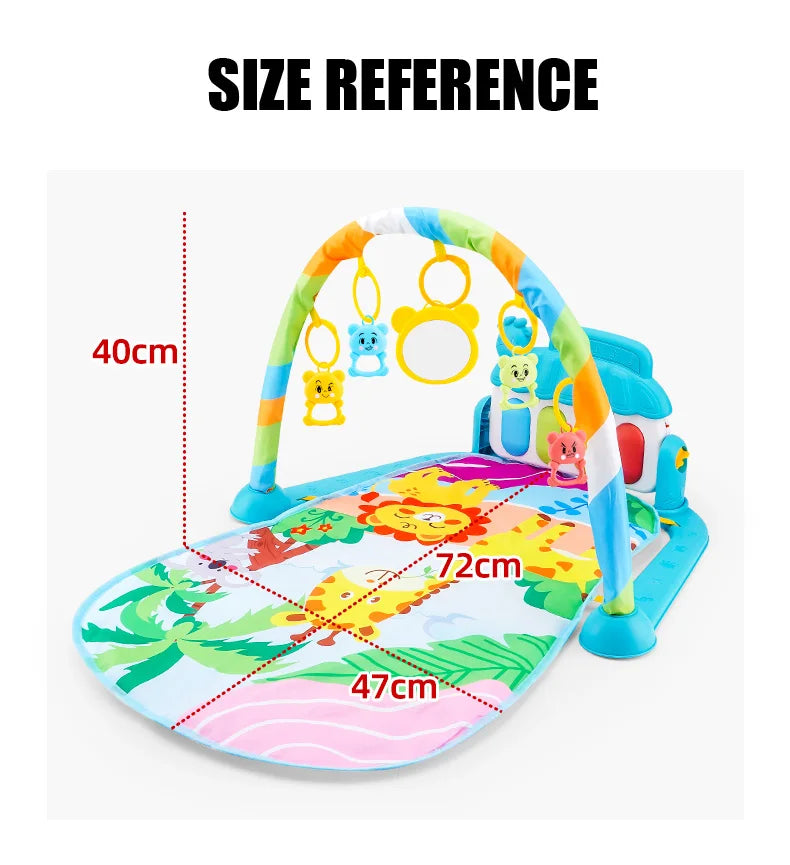 Baby Fitness Stand Music Play Gym Activity Toy