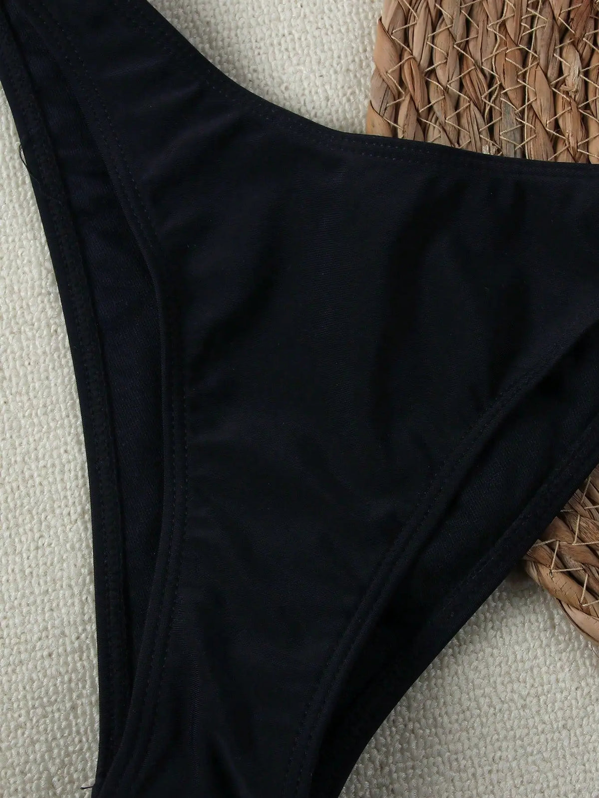 Bandeau Push-Up Bikini Set with Brazilian Thong