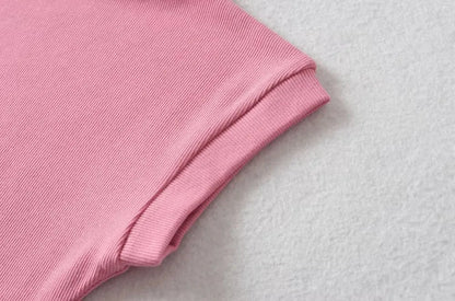 Women Summer Turtleneck Sleeveless Slim Fit Top