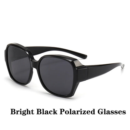 Round Polarized Sunglasses for Prescription Glasses