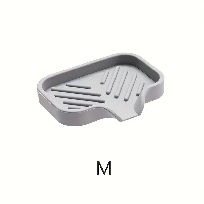 Silicone Kitchen Sink Faucet Mat and Tray