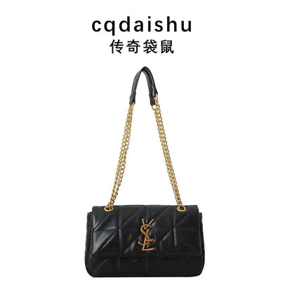 Genuine Leather Mini Square Bag for Women