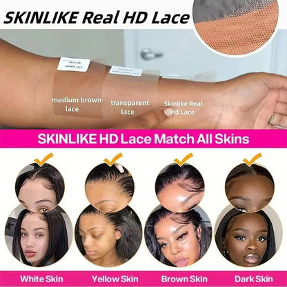 Blonde Ombre Brazilian Human Hair Lace Front Wig