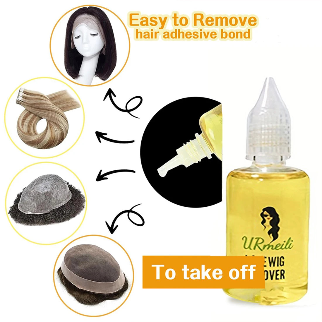 4 Pcs Lace Front Wig Glue and Adhesive Remover