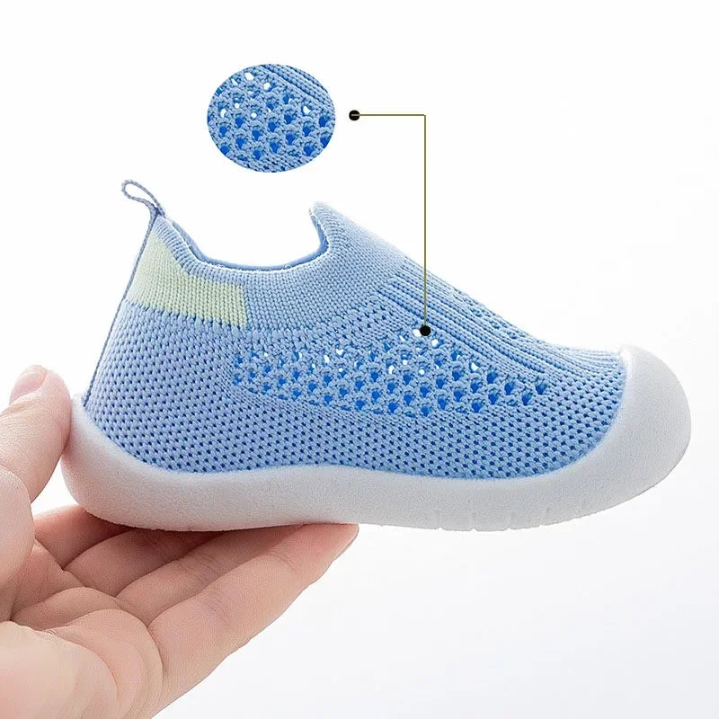 Breathable Mesh Knit Baby Sneakers for Toddlers