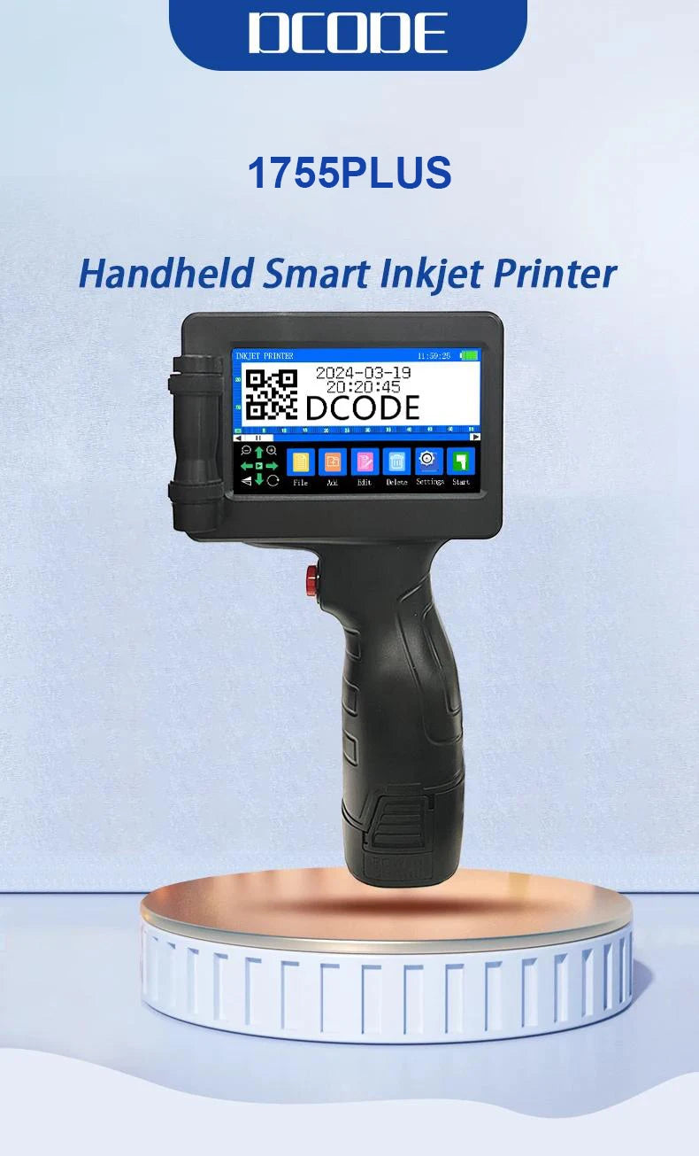 DCODE 1755PLUS Handheld Inkjet Printer