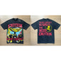 Mixed Emotion Cotton T-Shirt for Couples with Angel Print