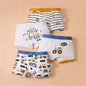 Cotton Boys Cartoon Boxers 4 Piece Set