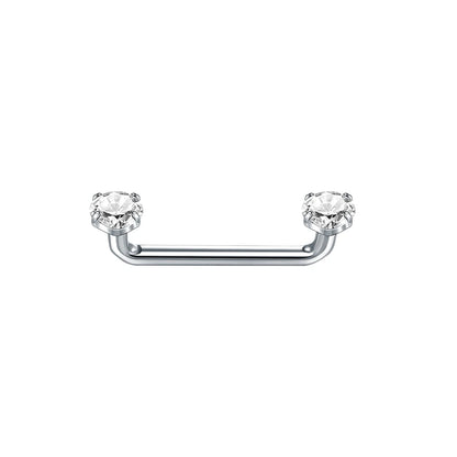 Titanium CZ Crystal Surface Piercings 12mm-25mm