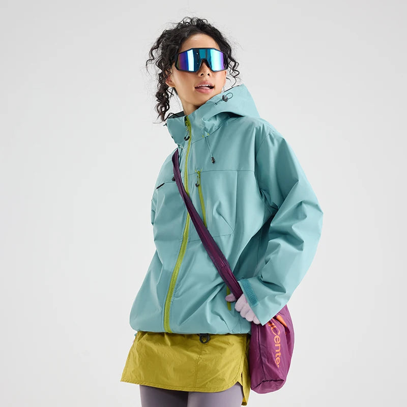 Unisex Waterproof Hiking Jacket Windbreaker