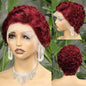 Chioma Curly Pixie Cut Wig Short Bob Human Hair Black