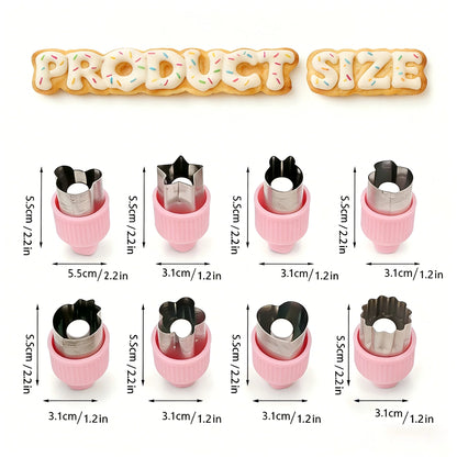 8PCS Stainless Steel Butterfly Cookie Cutter Set